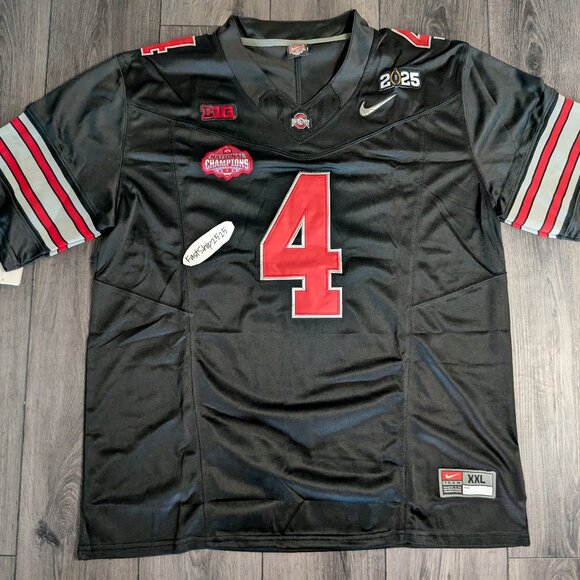 Other - Jeremiah Smith #4 Ohio State Buckeyes BLACKOUT Stitched Men's Jersey XXL